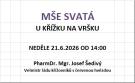 mše svatá u křížku